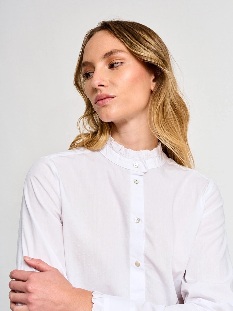 BLUSA MUJER REGATTA ALGODÓN MANGA LARGA VUELOS - 4