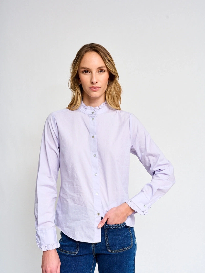 BLUSA MUJER REGATTA ALGODÓN MANGA LARGA VUELOS - 2