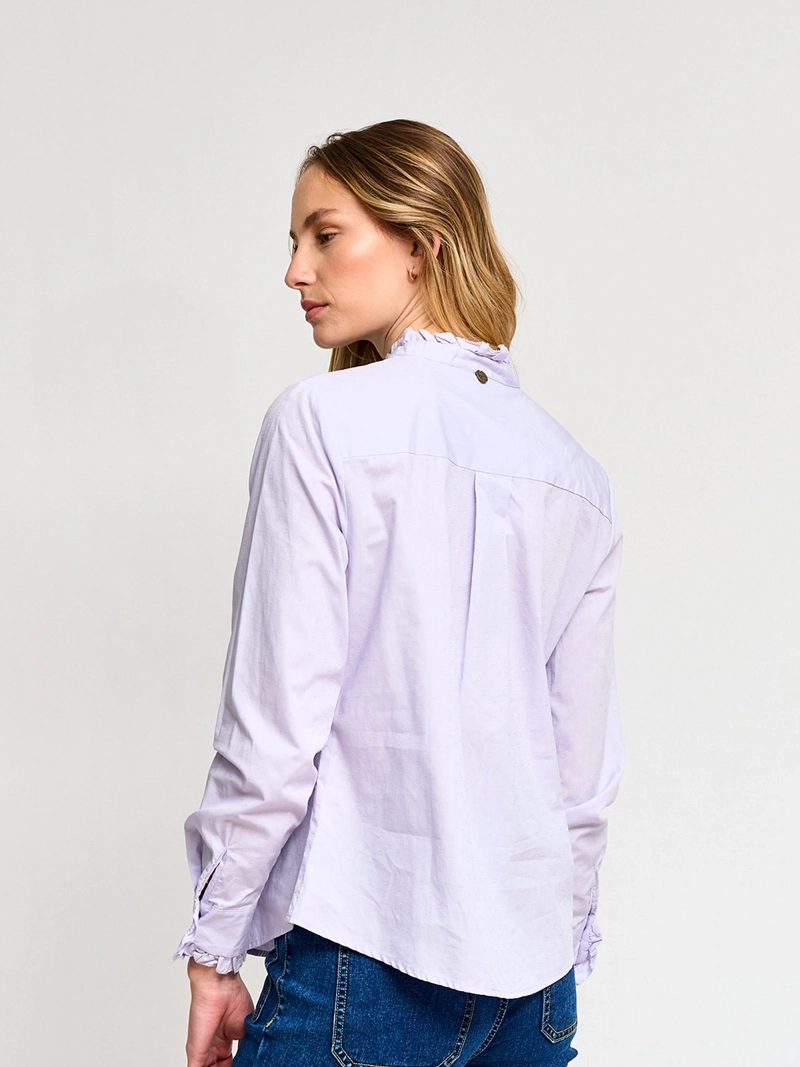 BLUSA MUJER REGATTA ALGODÓN MANGA LARGA VUELOS - 3