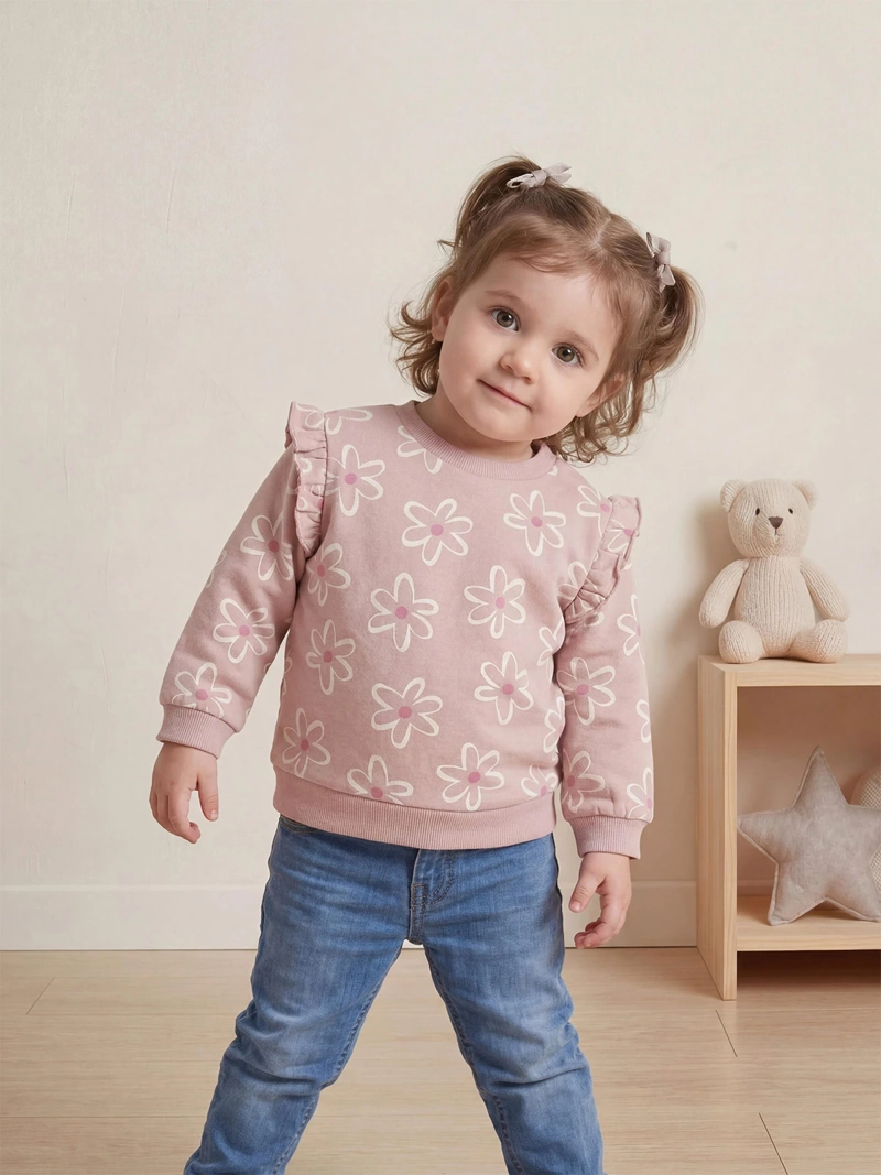 POLERÓN NIÑA BABY HARVEST ESTAMPADO - 1