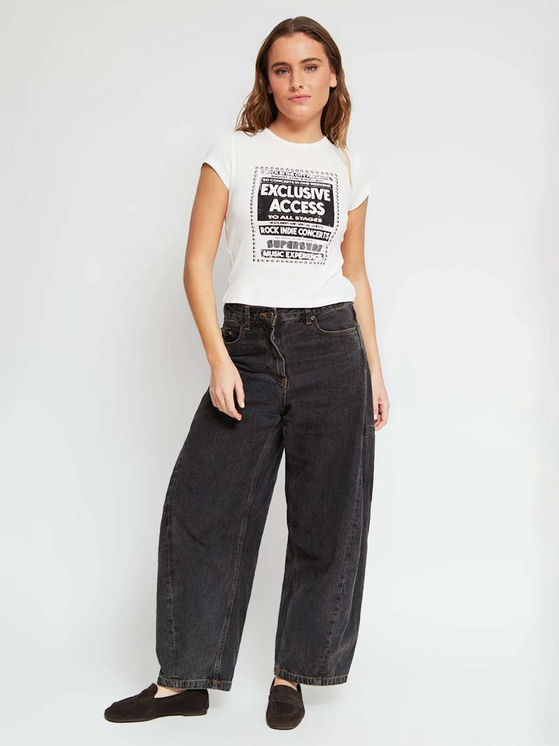 POLERA MUJER INDEX ALGODÓN MANGA CORTA - 4