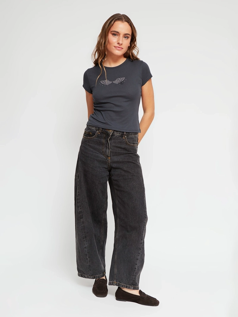 POLERA MUJER INDEX ALGODÓN MANGA CORTA - 4