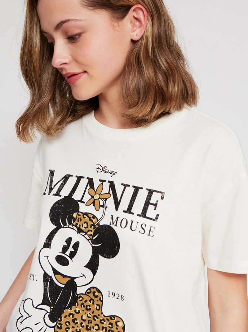 POLERA MUJER INDEX ALGODÓN MANGA CORTA DISNEY - 3