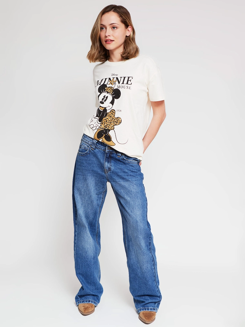 POLERA MUJER INDEX ALGODÓN MANGA CORTA DISNEY - 4