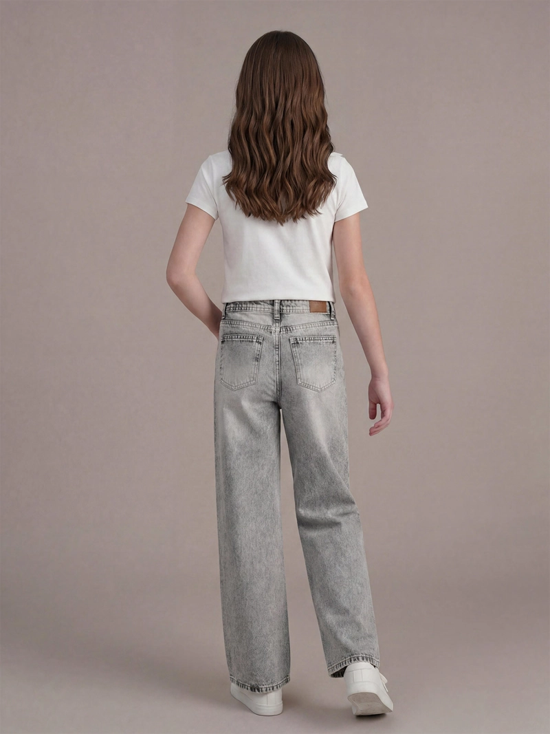 JEANS NIÑA INDEX TEEN LOOSE FIT ESTRELLAS - 2
