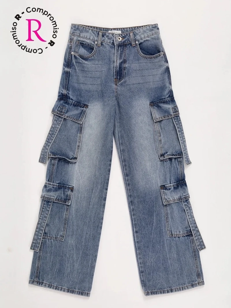 JEANS NIÑA INDEX TEEN ALGODÓN CARGO - 3