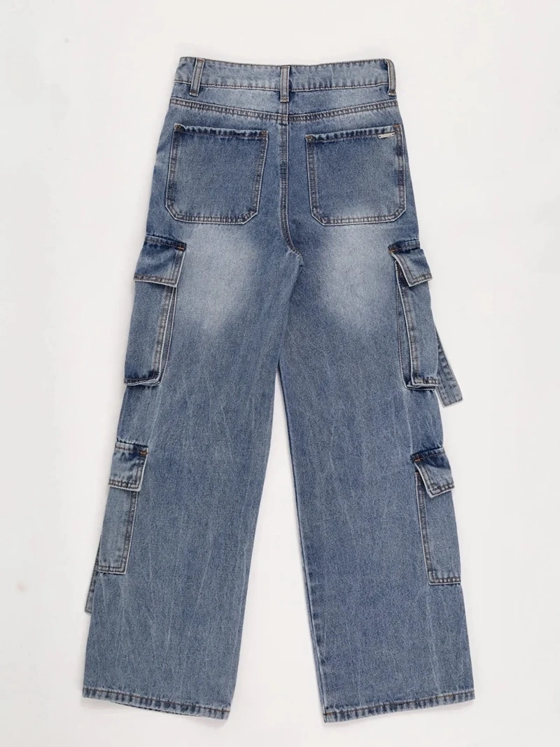 JEANS NIÑA INDEX TEEN ALGODÓN CARGO - 4