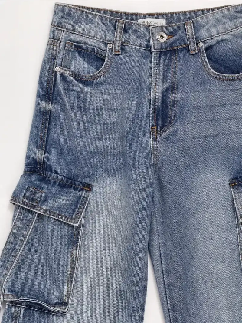 JEANS NIÑA INDEX TEEN ALGODÓN CARGO - 5