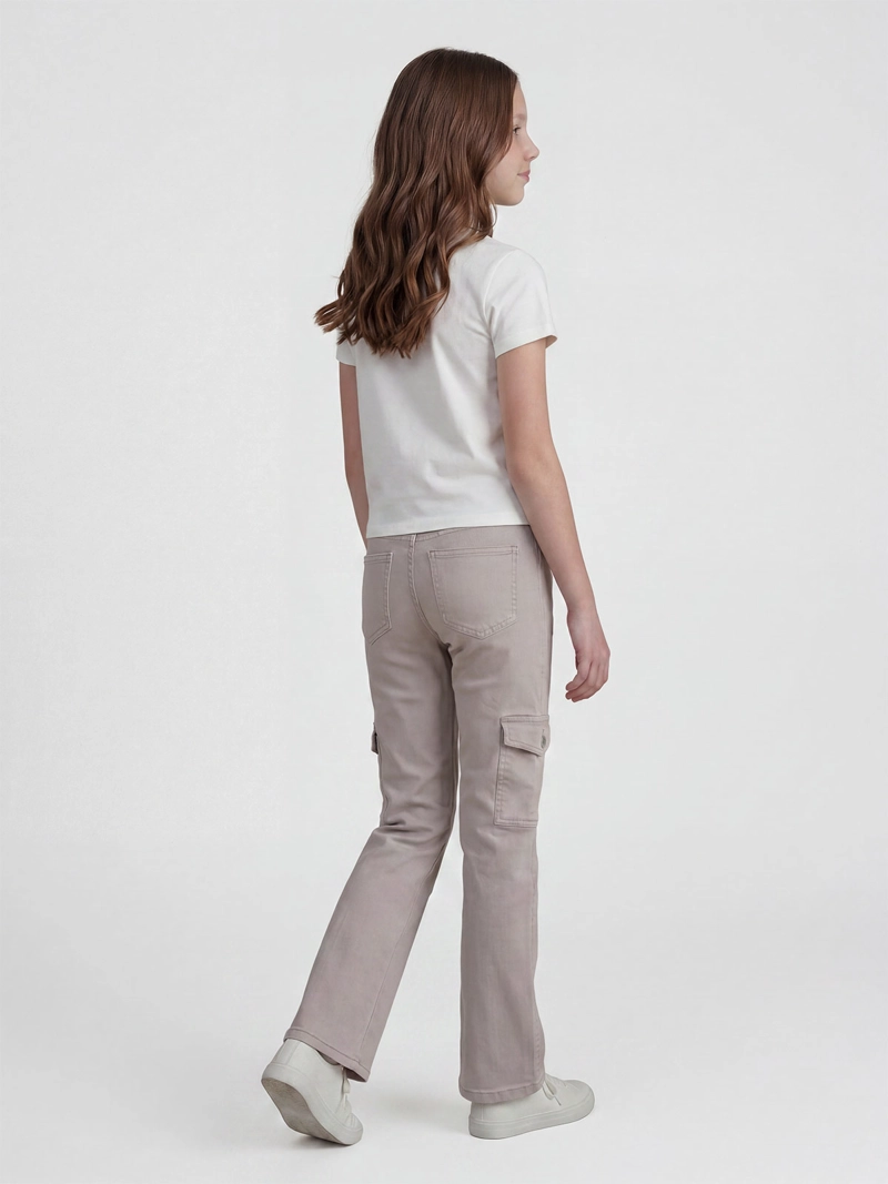 PANTALÓN NIÑA INDEX TEEN FLARE FIT CARGO - 2