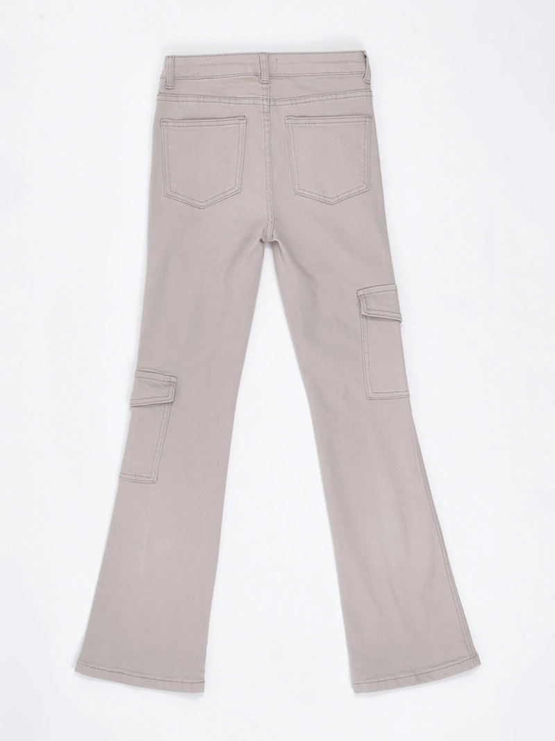 PANTALÓN NIÑA INDEX TEEN FLARE FIT CARGO - 4