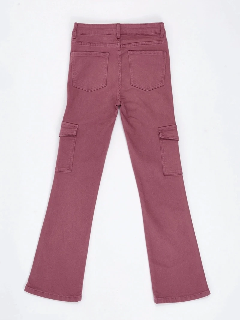 PANTALÓN NIÑA INDEX TEEN FLARE FIT CARGO - 4