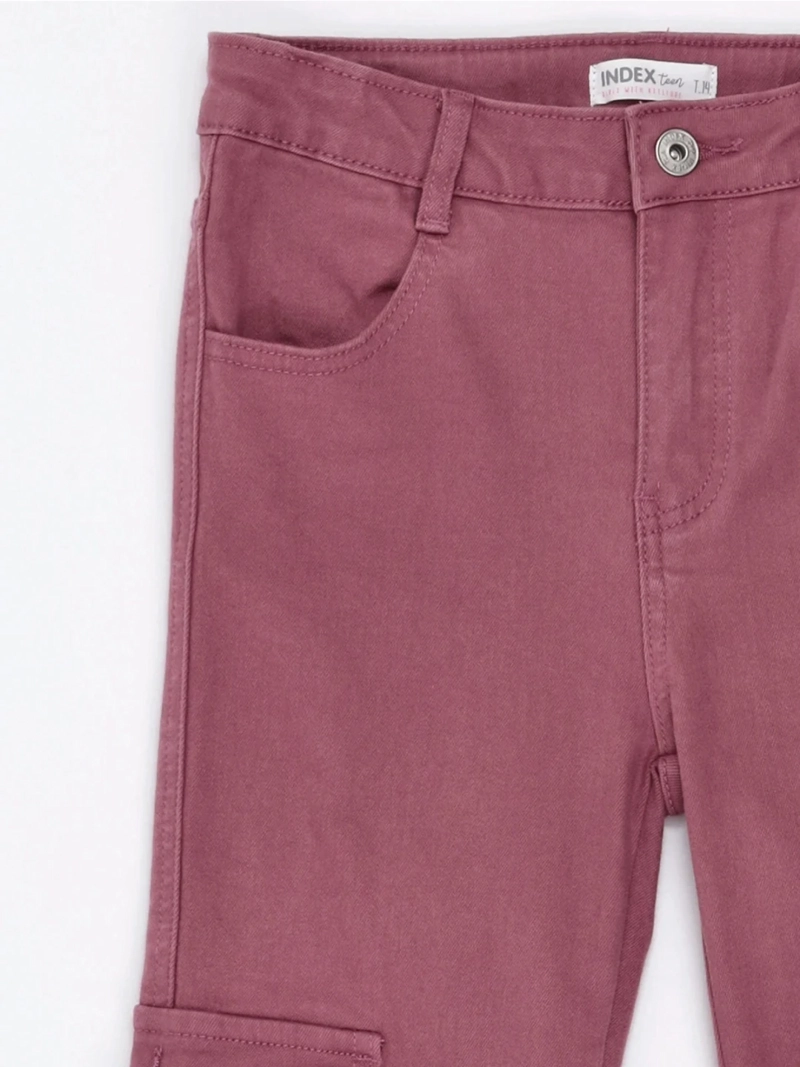 PANTALÓN NIÑA INDEX TEEN FLARE FIT CARGO - 5