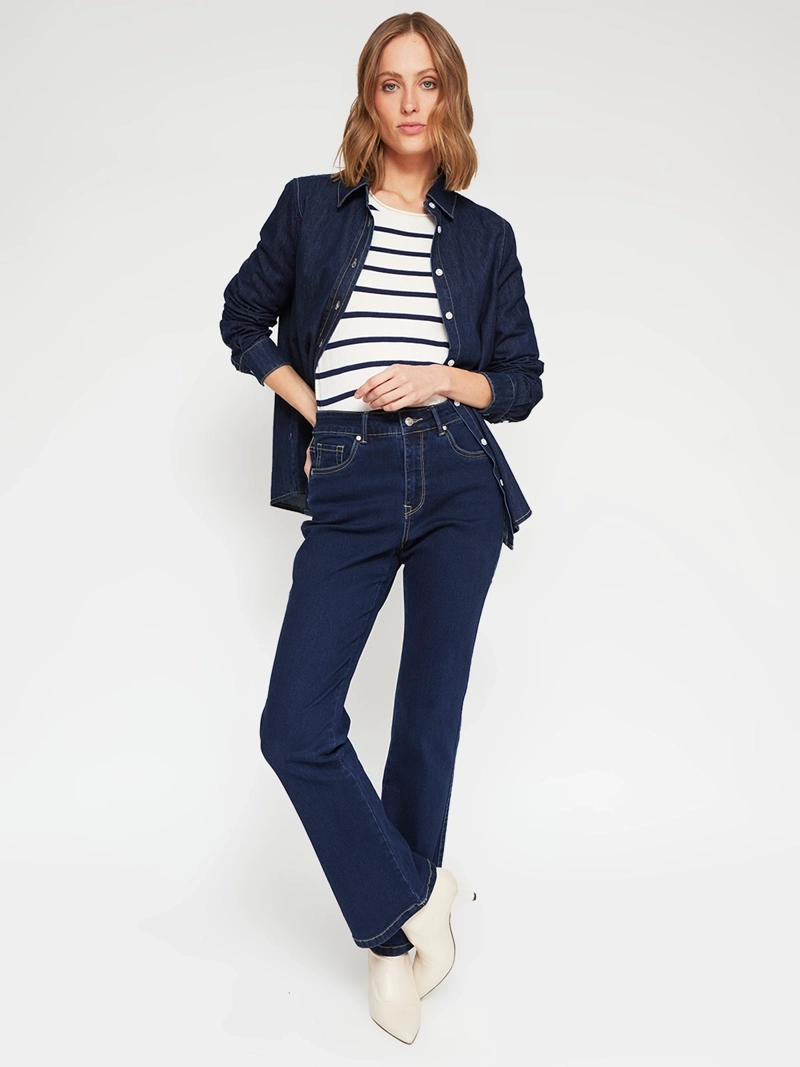 BLUSA MUJER MARQUIS ALGODÓN DENIM - 5
