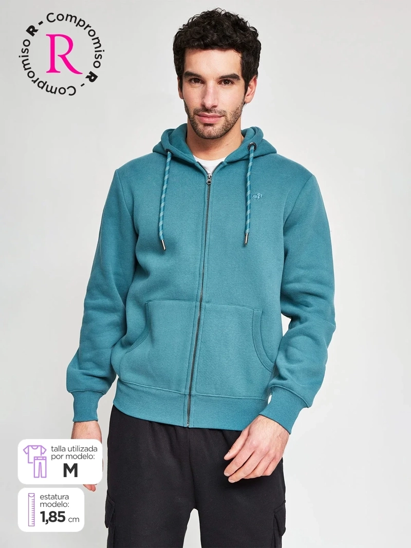 POLERÓN HOMBRE ROBERT LEWIS ALGODÓN FULL ZIPPER - 1