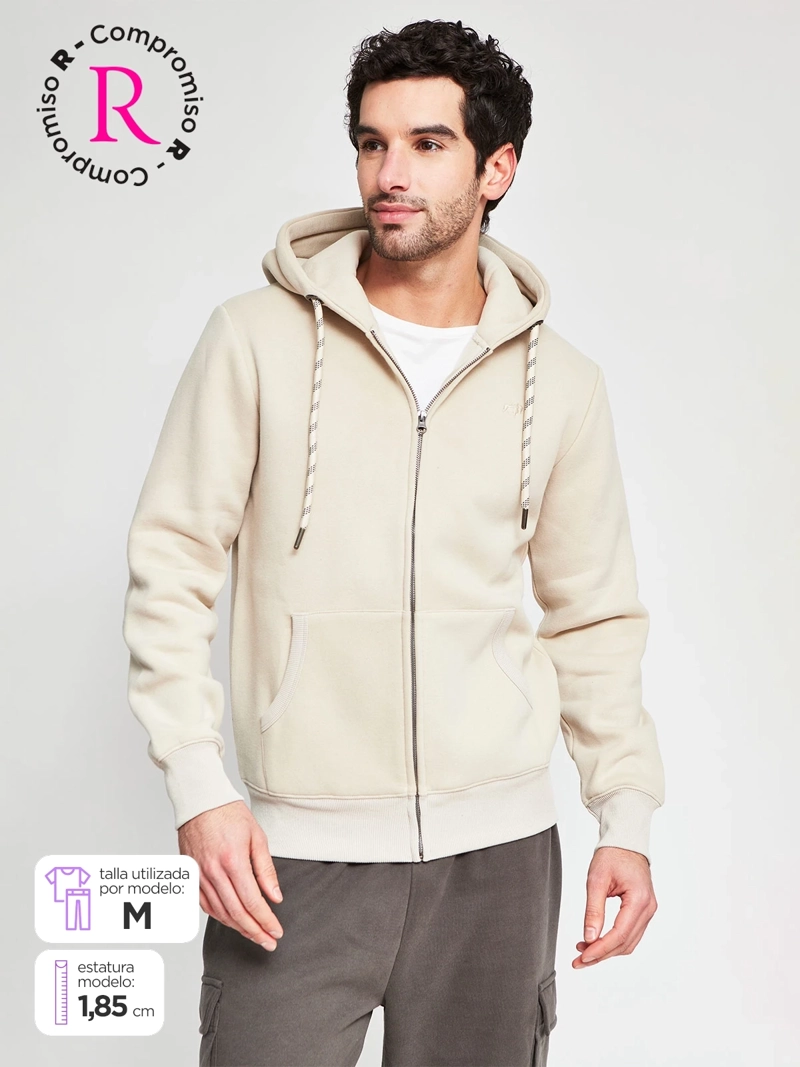 POLERÓN HOMBRE ROBERT LEWIS ALGODÓN FULL ZIPPER - 1