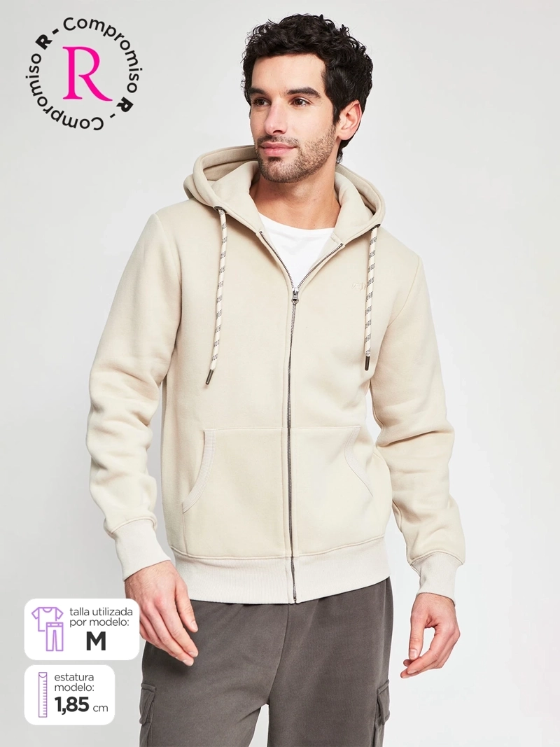 POLERÓN HOMBRE ROBERT LEWIS ALGODÓN FULL ZIPPER - 1