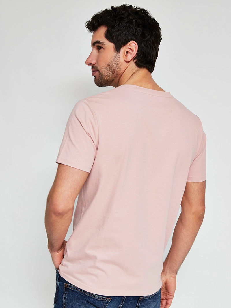 POLERA HOMBRE ROBERT LEWIS ALGODÓN CUELLO REDONDO MANGA CORTA ESTAMPADA - 2