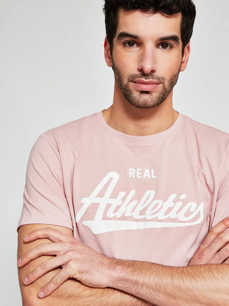 POLERA HOMBRE ROBERT LEWIS ALGODÓN CUELLO REDONDO MANGA CORTA ESTAMPADA - 3