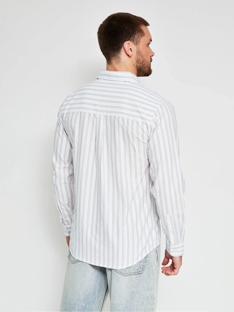 CAMISA HOMBRE PEPE JEANS ALGODÓN MANGA LARGA LÍNEAS - 2