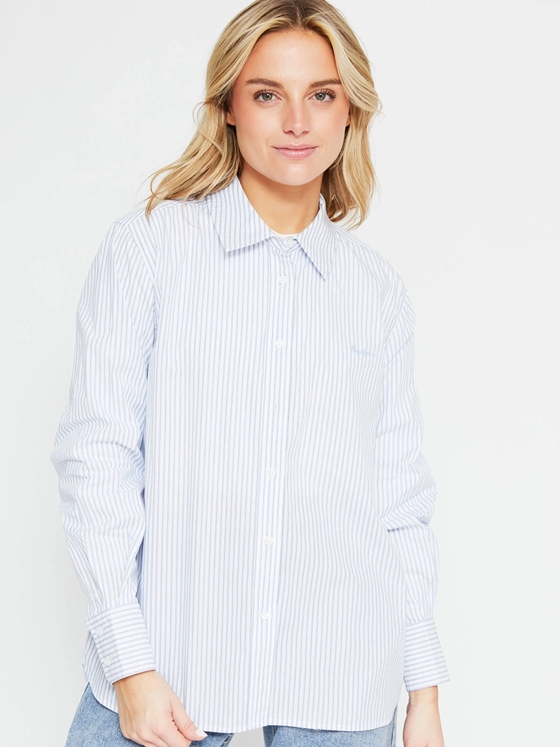 BLUSA MUJER PEPE JEANS ALGODÓN CAMISERA - 2
