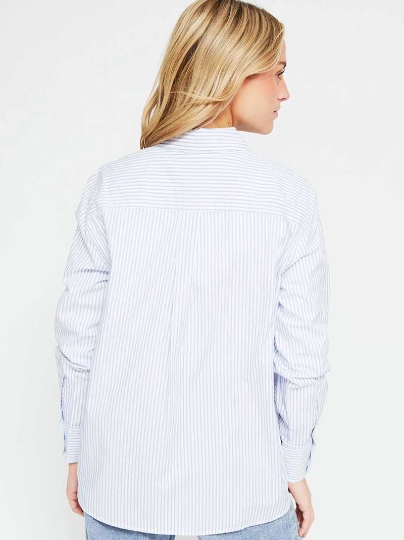 BLUSA MUJER PEPE JEANS ALGODÓN CAMISERA - 3