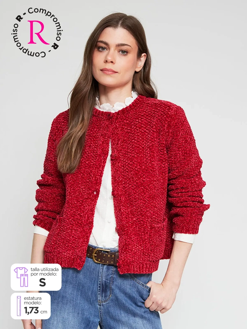 CARDIGAN MUJER TATIENNE CHENILLE - 1