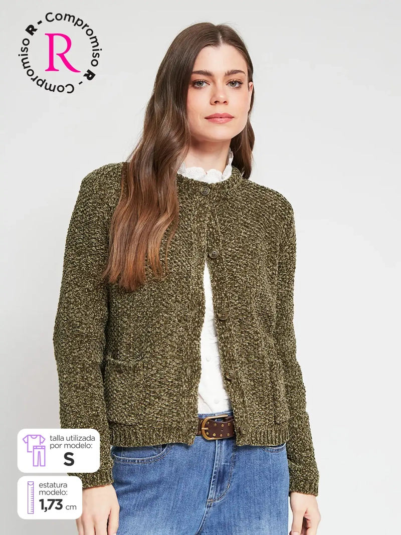 CARDIGAN MUJER TATIENNE CHENILLE - 1