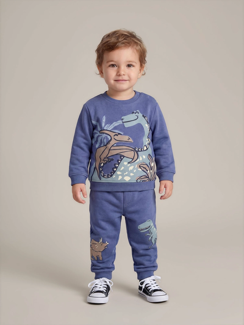 CONJUNTO POLERÓN + PANTALÓN DE BUZO NIÑO BABY HARVEST  - 1