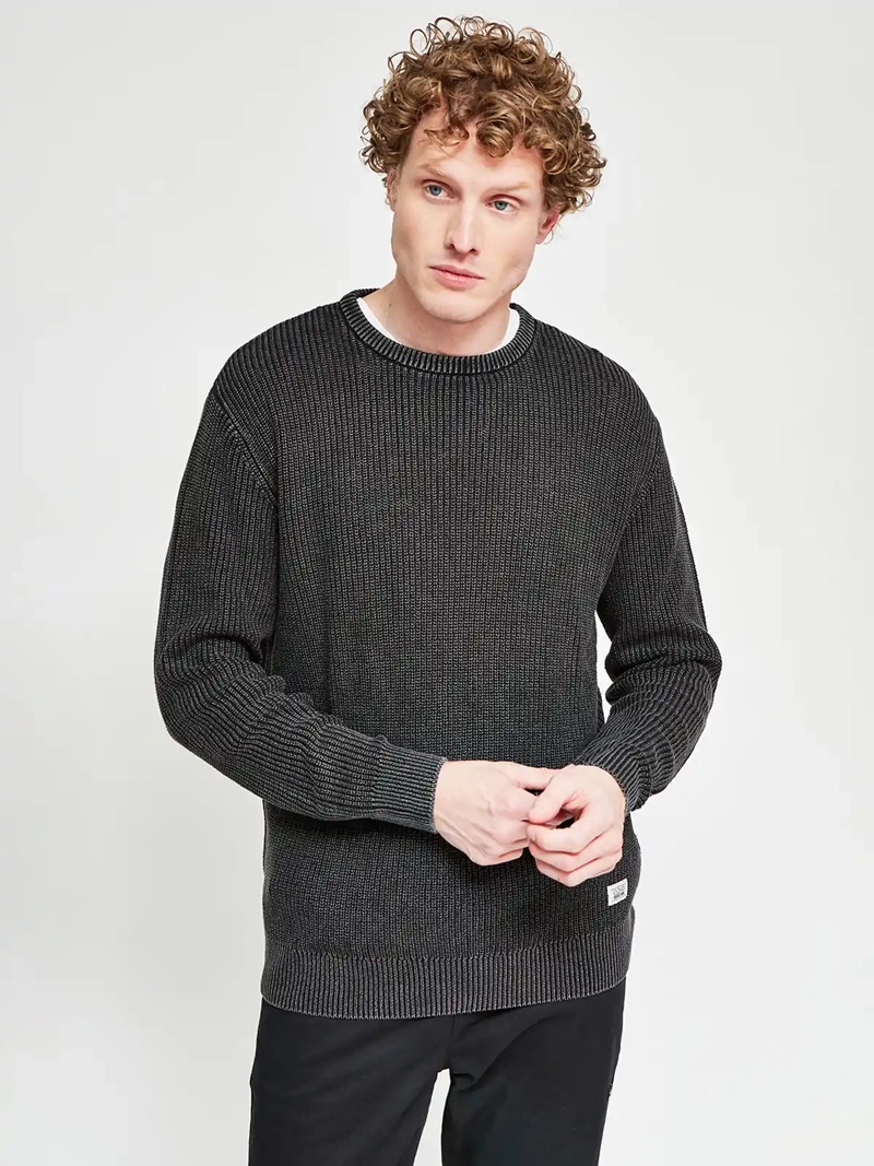 SWEATER HOMBRE CLOUDBREAK ALGODÓN CUELLO REDONDO BÁSICO - 1