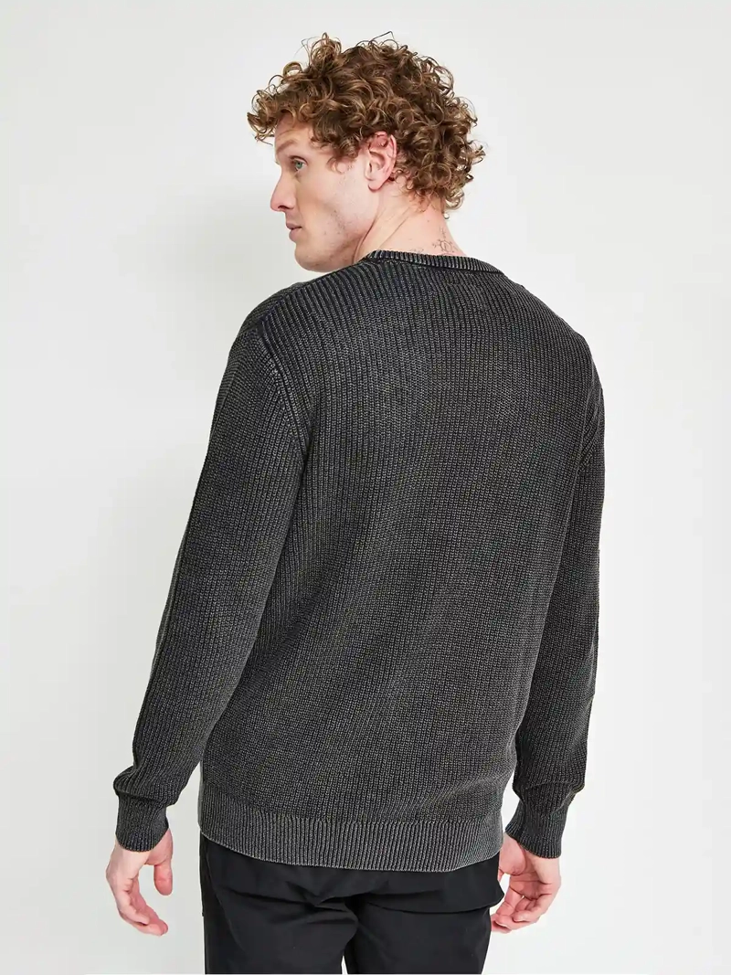 SWEATER HOMBRE CLOUDBREAK ALGODÓN CUELLO REDONDO BÁSICO - 2