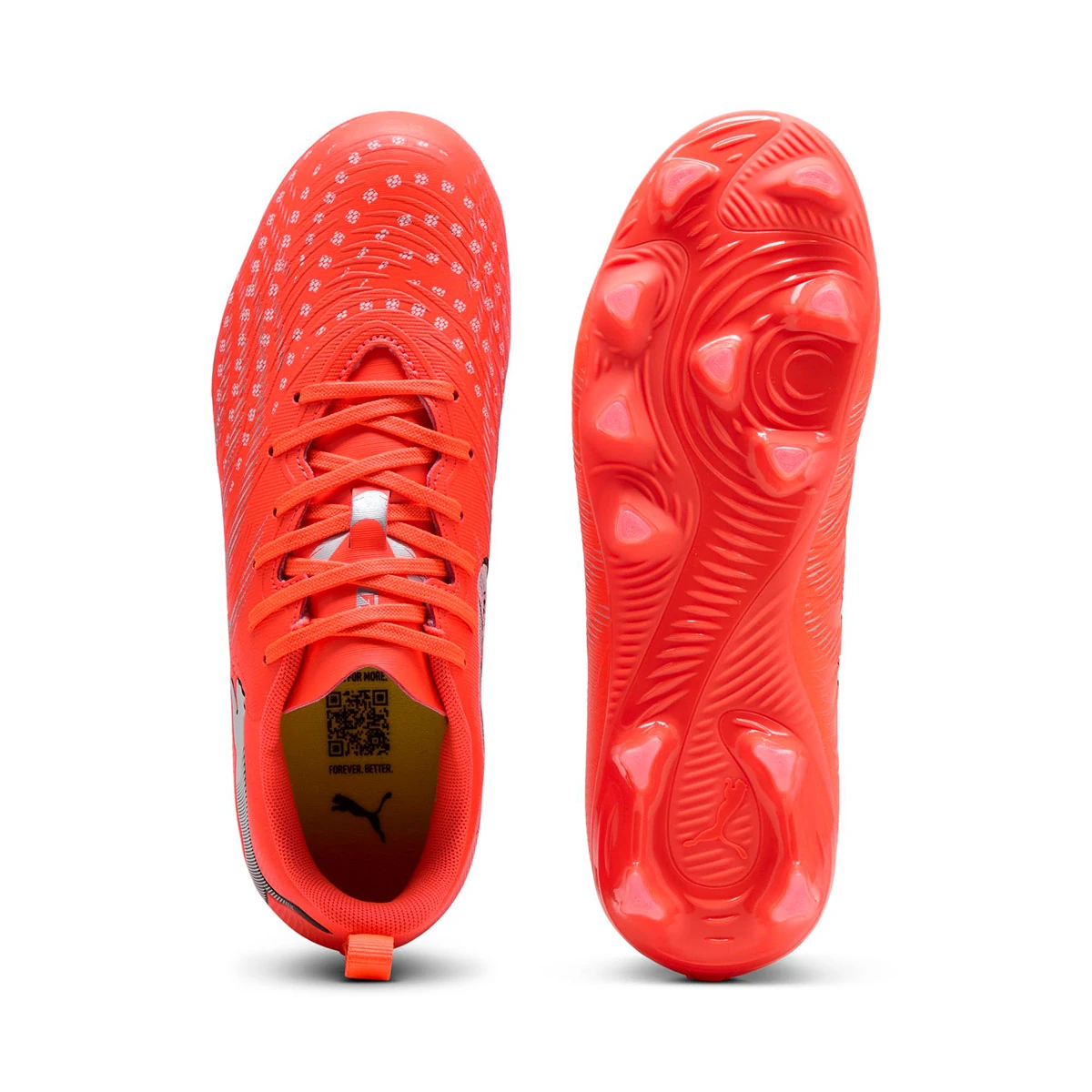 ZAPATILLA NIÑO PUMA ROJO FUTURE 9 PLAY FG JR - 4