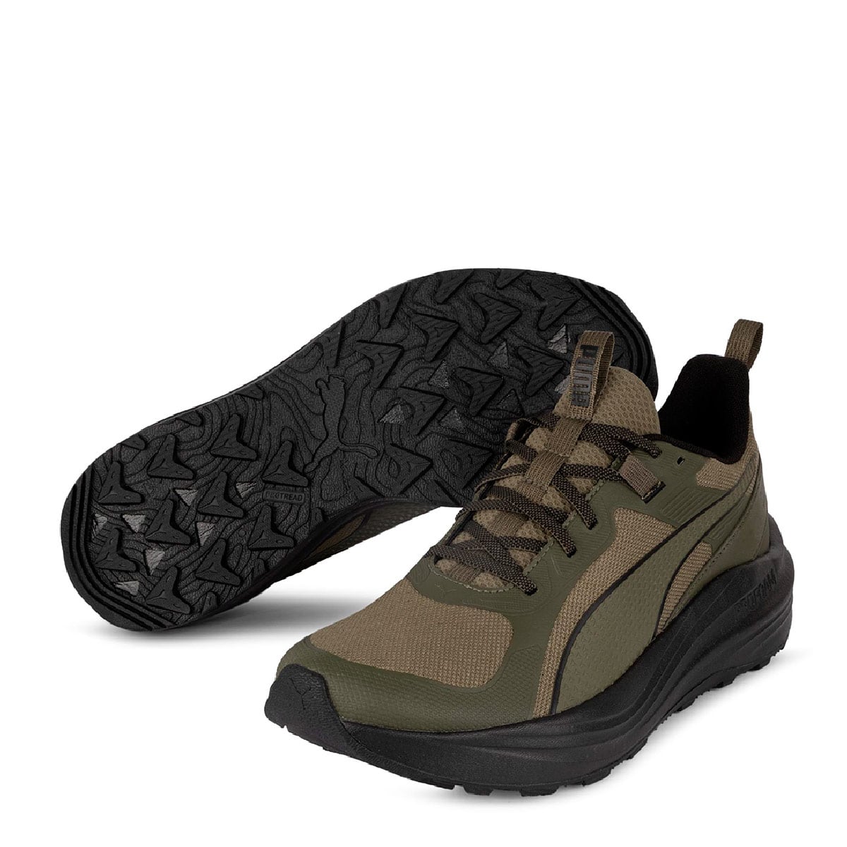 ZAPATILLAS HOMBRE PUMA RUNNING VERDE FLARE PRO TRAIL PTX - 3