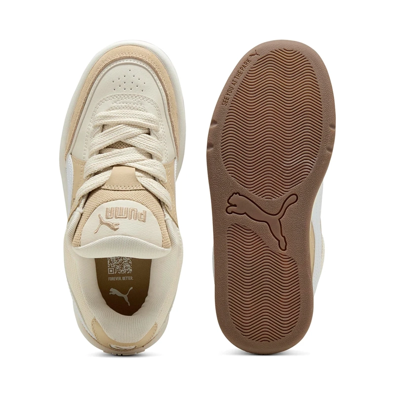 ZAPATILLAS NIÑO PUMA URBANO BEIGE PARK LIFESTYLE SK8 CUERO - 4