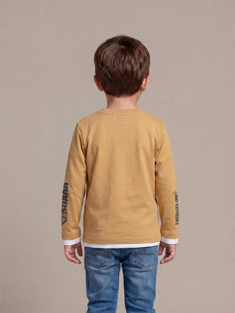 POLERA MANGA LARGA NIÑO HARVEST BASDINON - 2