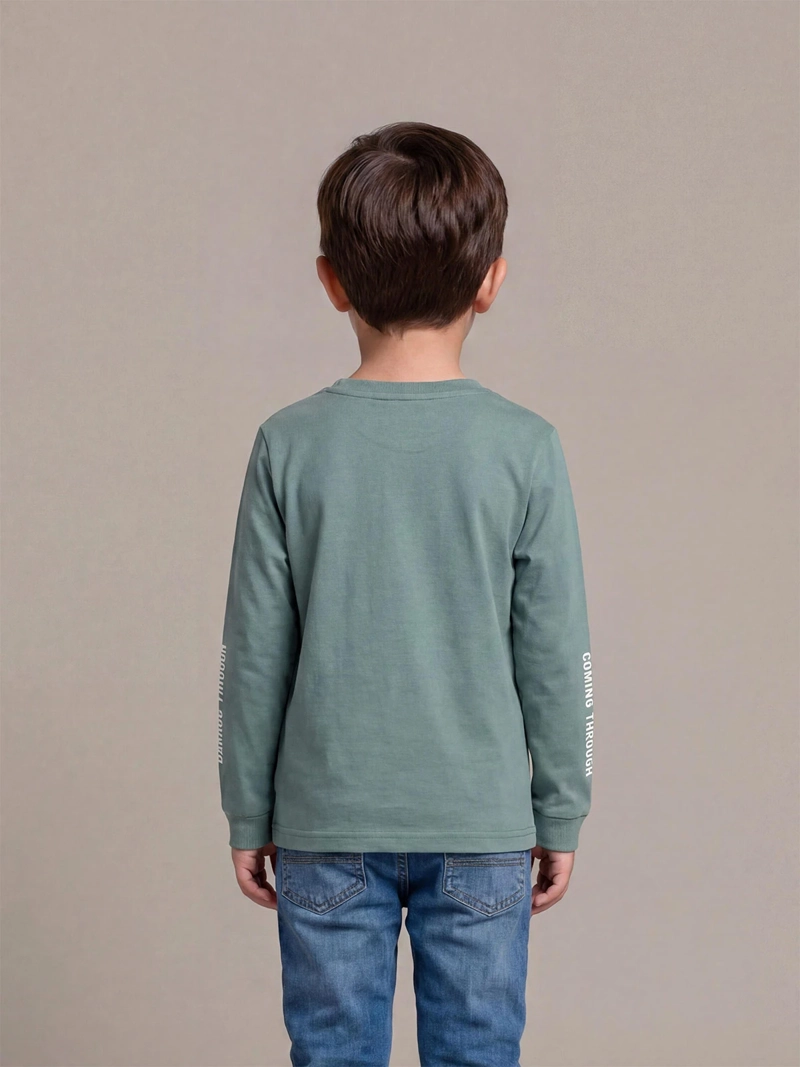 POLERA MANGA LARGA NIÑO HARVEST BASDINON - 2