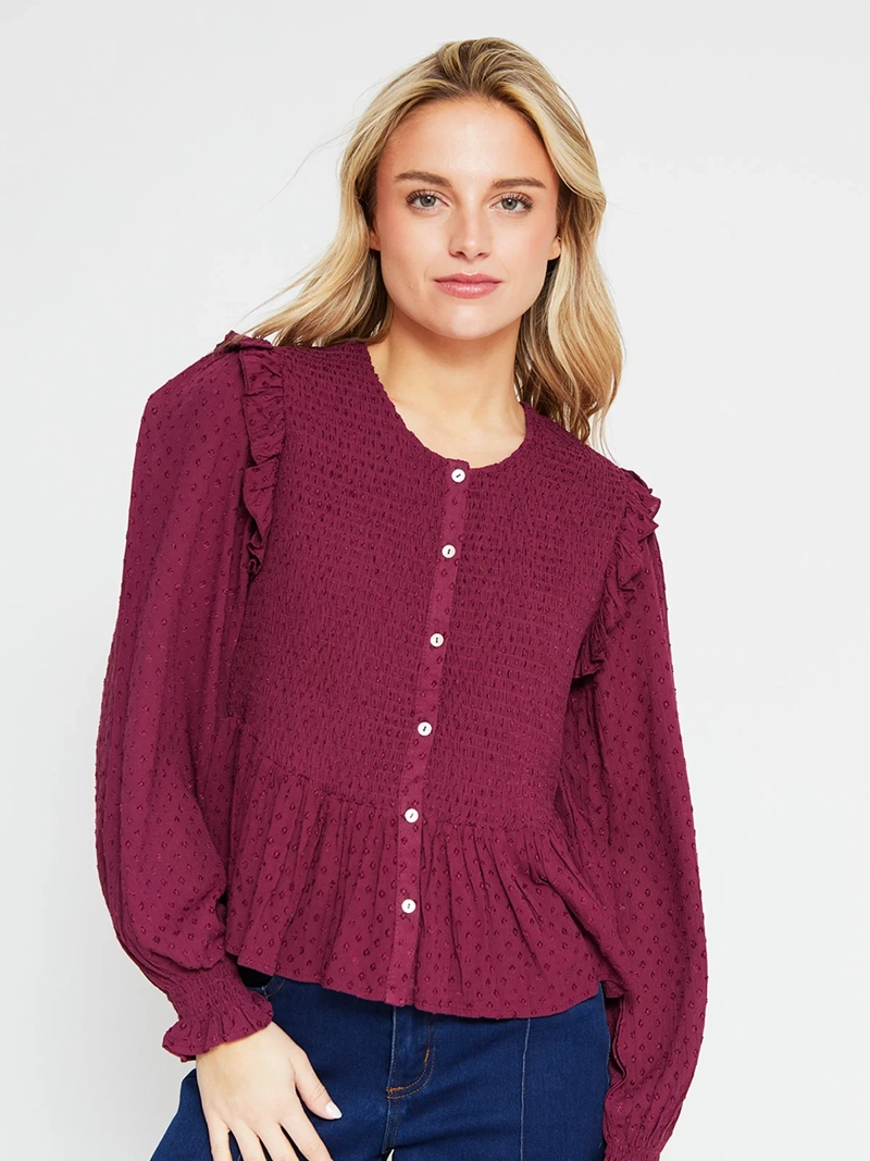 BLUSA MUJER BARBADOS MANGA LARGA PANAL - 2