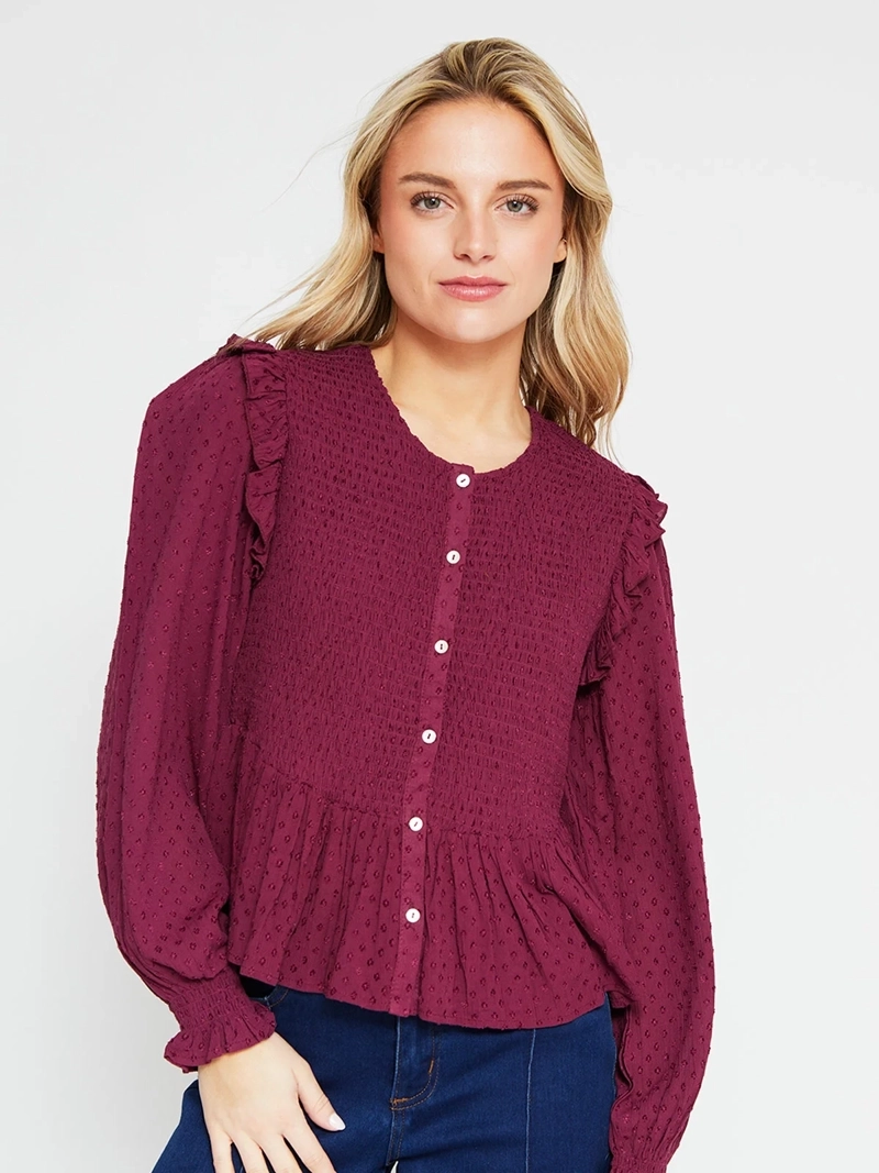 BLUSA MUJER BARBADOS MANGA LARGA PANAL - 2