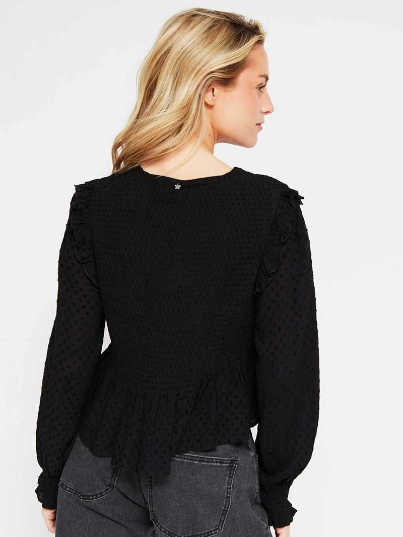 BLUSA MUJER BARBADOS MANGA LARGA PANAL - 3