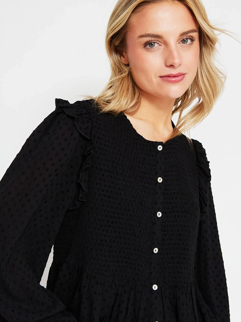 BLUSA MUJER BARBADOS MANGA LARGA PANAL - 4