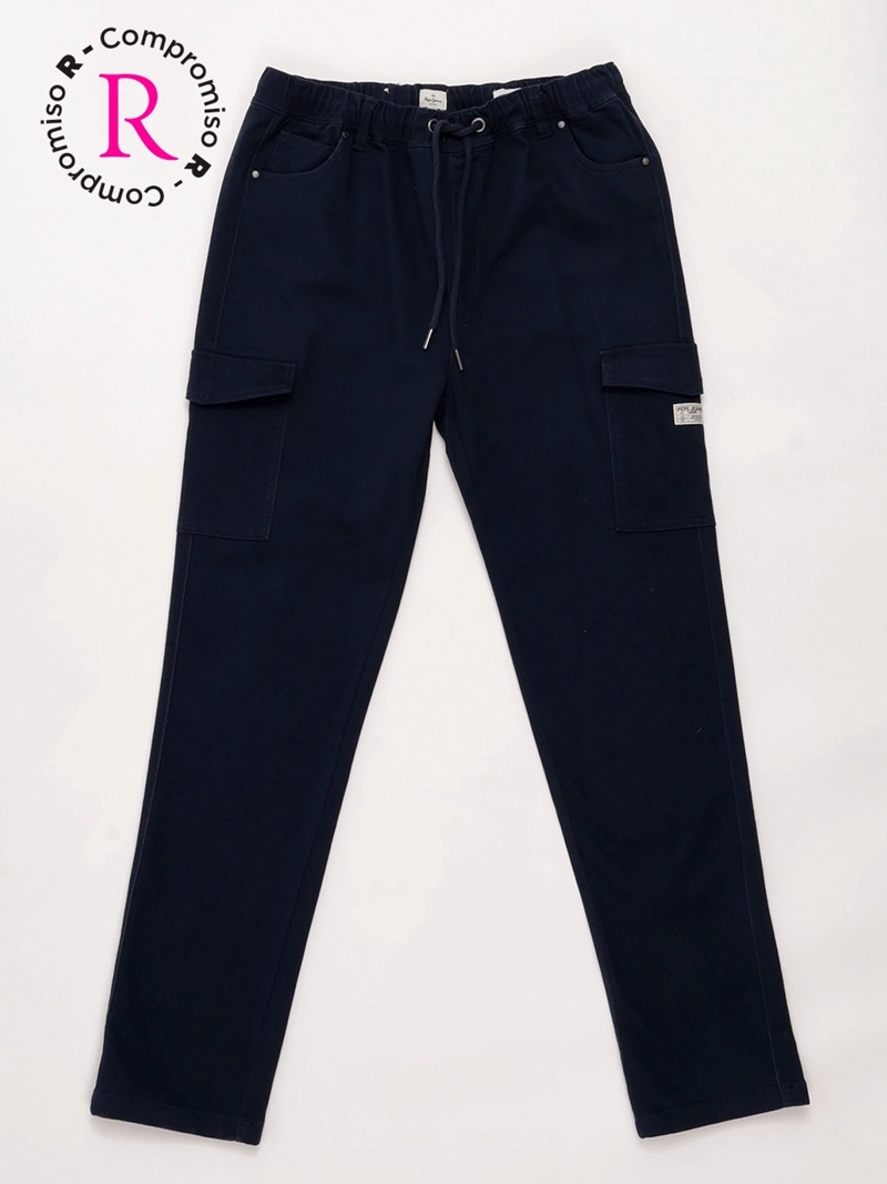 PANTALÓN NIÑO PEPE JEANS ALGODÓN CARGO - 1