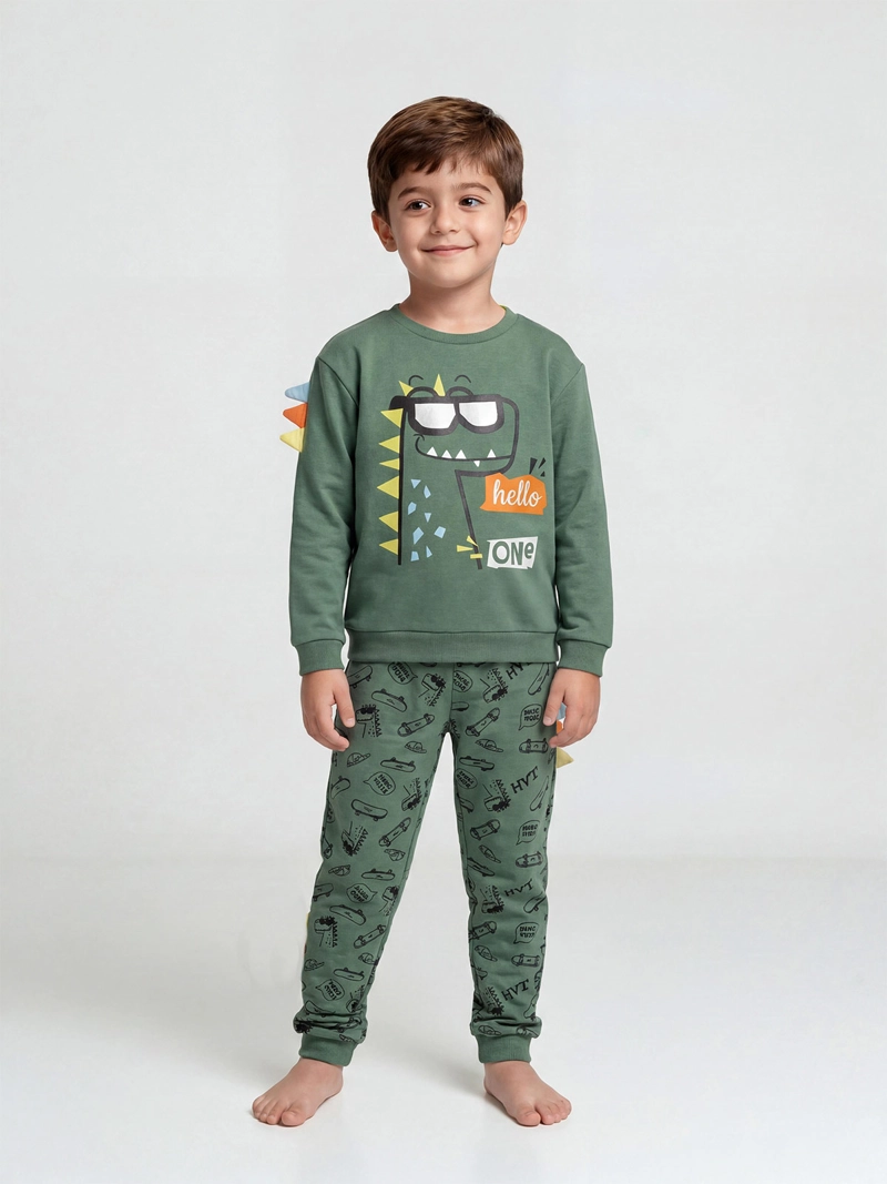 PIJAMA NIÑO HARVEST LARGO - 1