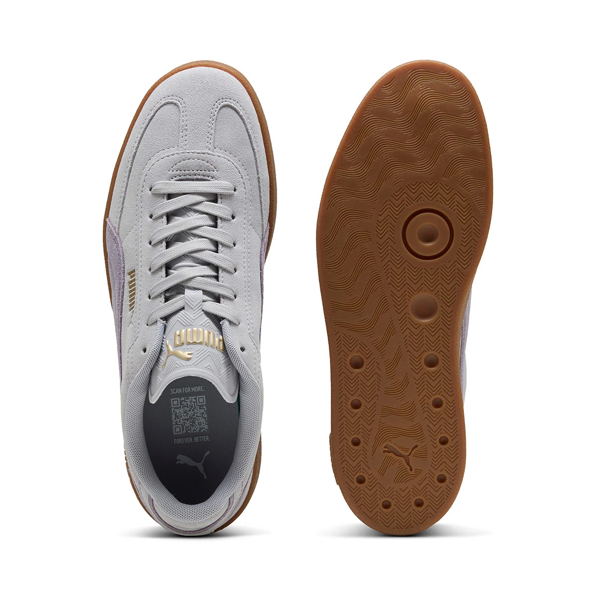 ZAPATILLAS MUJER PUMA URBANO GRIS CLUB II ERA SUEDE - 3