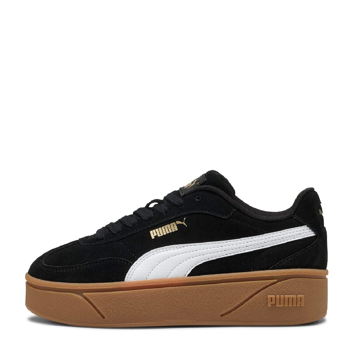 ZAPATILLA MUJER PUMA NEGRO PPUMA CLUB II PLAT SD - 1