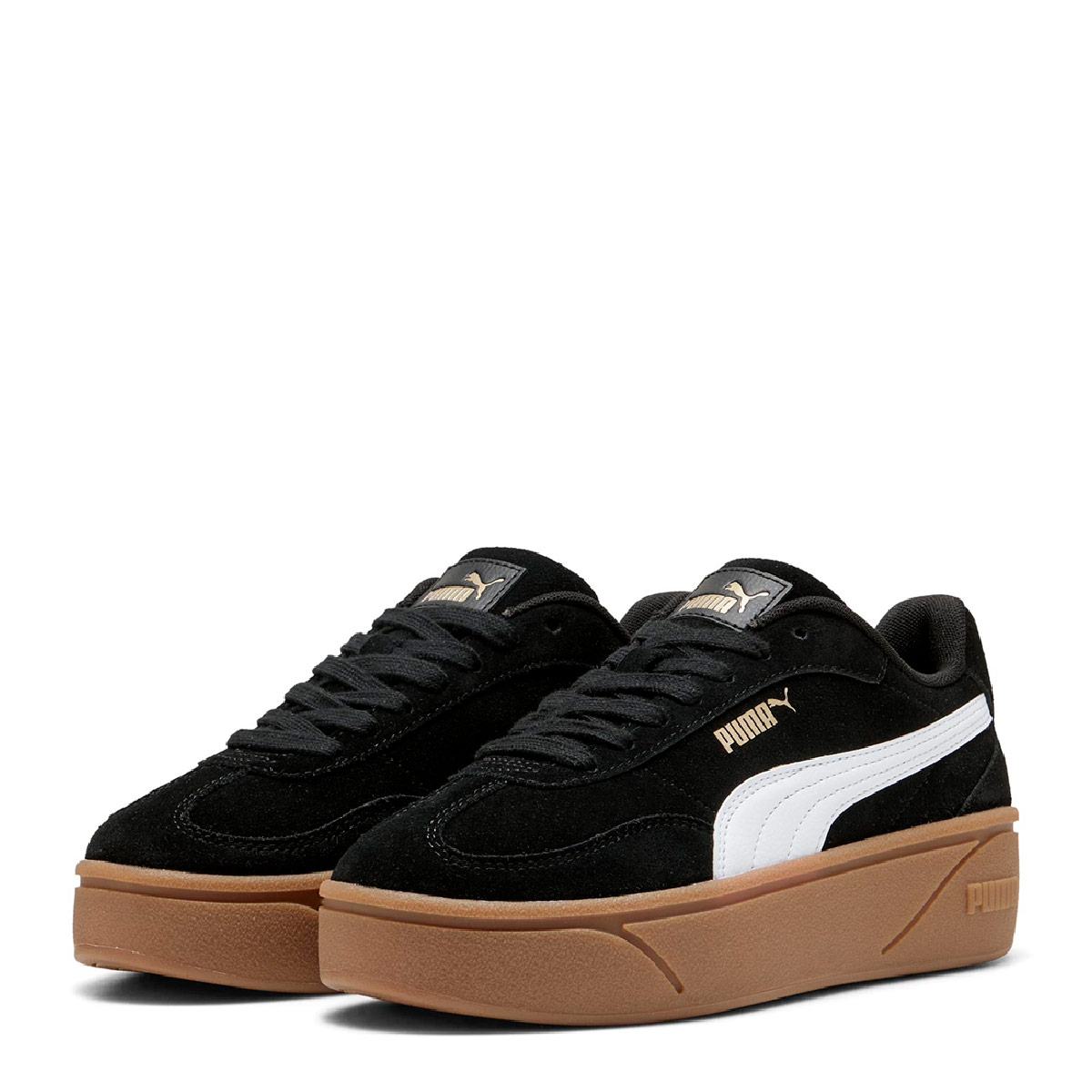 ZAPATILLA MUJER PUMA NEGRO PPUMA CLUB II PLAT SD - 2