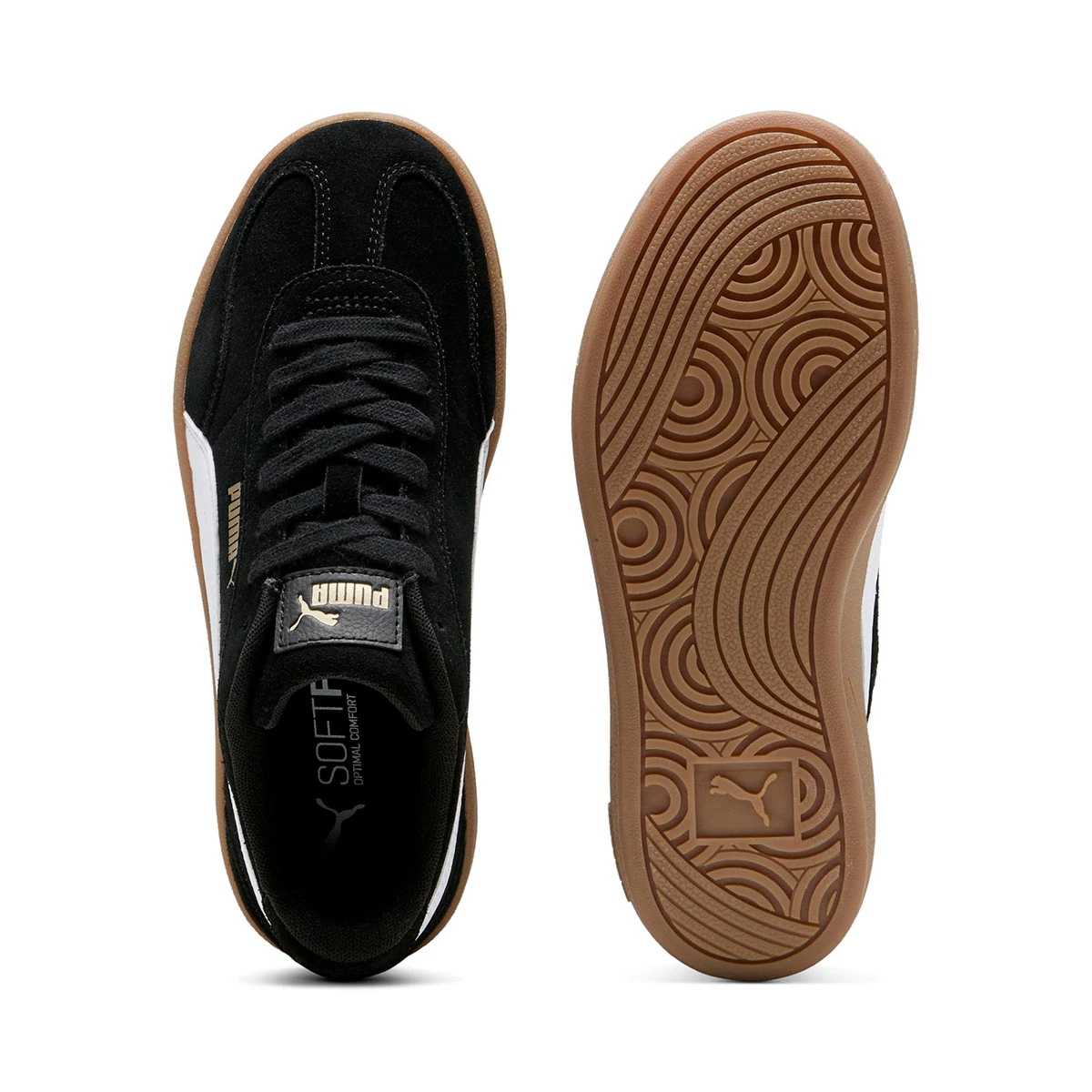 ZAPATILLA MUJER PUMA NEGRO PPUMA CLUB II PLAT SD - 4