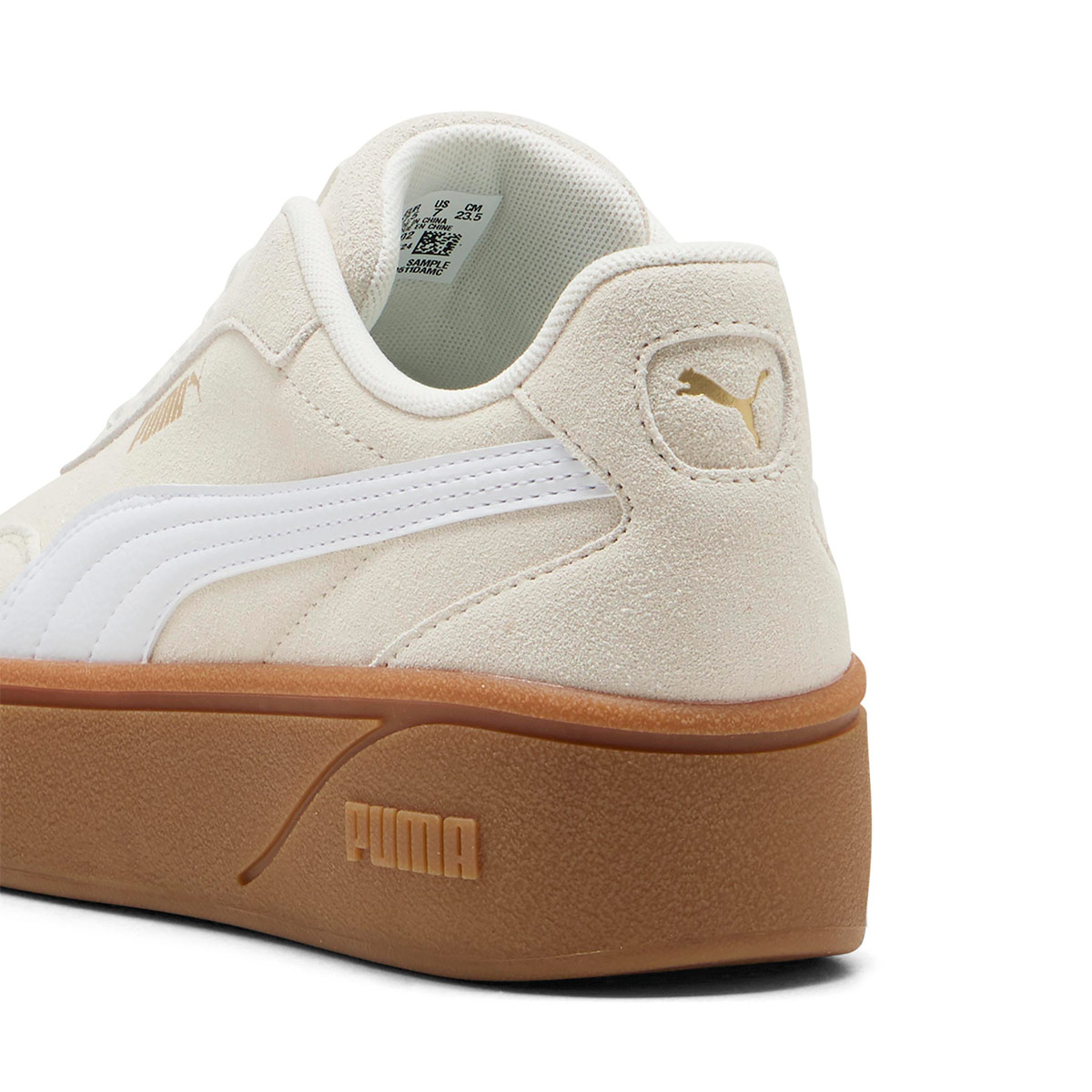 ZAPATILLAS MUJER PUMA URBANO BEIGE CLUB II ERA PLATFORM SD - 4