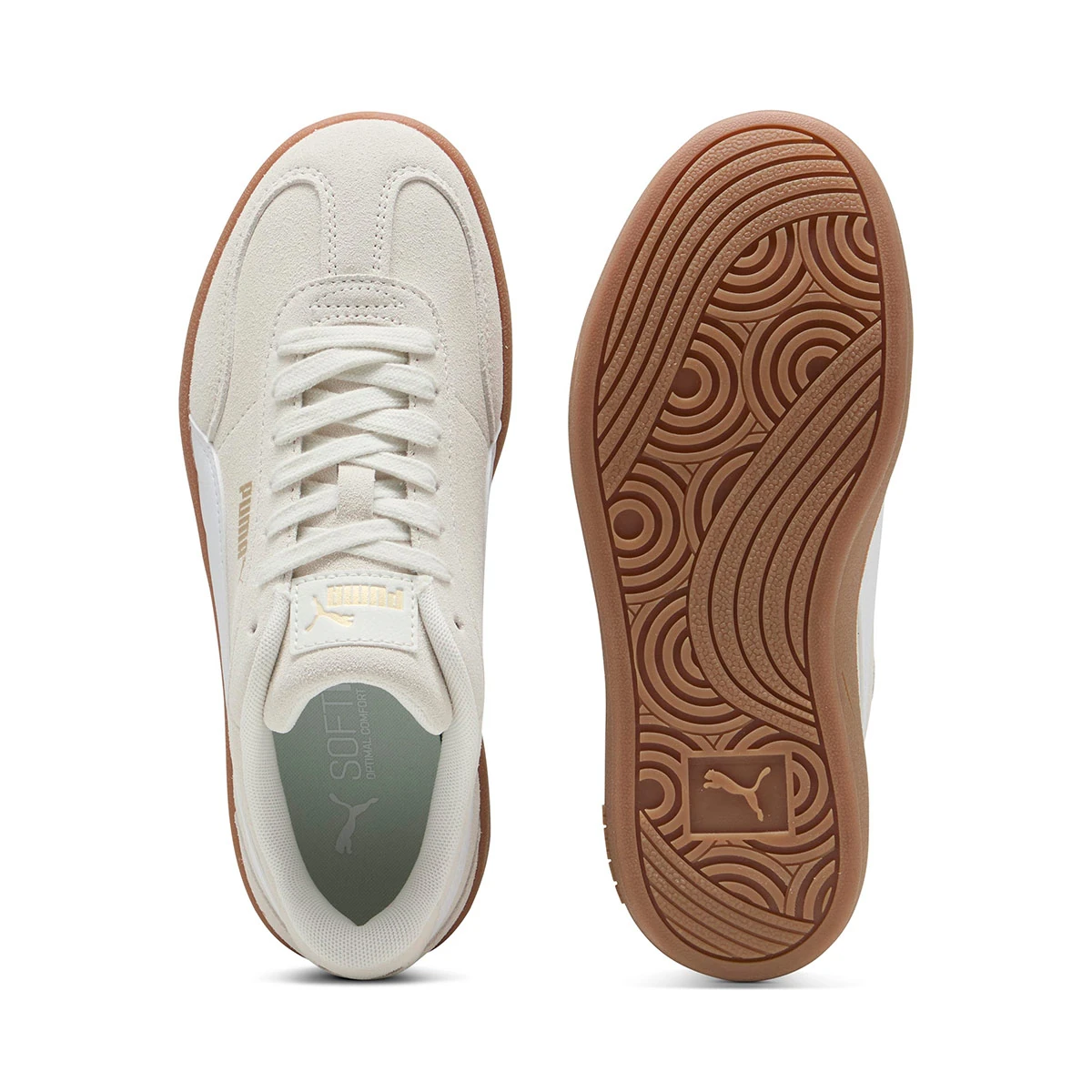 ZAPATILLAS MUJER PUMA URBANO BEIGE CLUB II ERA PLATFORM SD - 3