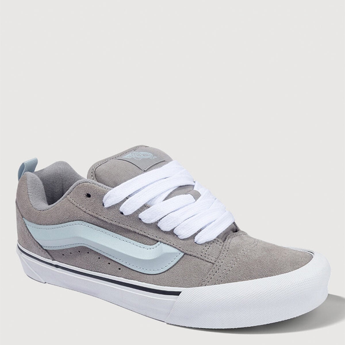 ZAPATILLAS MUJER VANS URBANO GRIS KNU SKOOL CUERO - 2