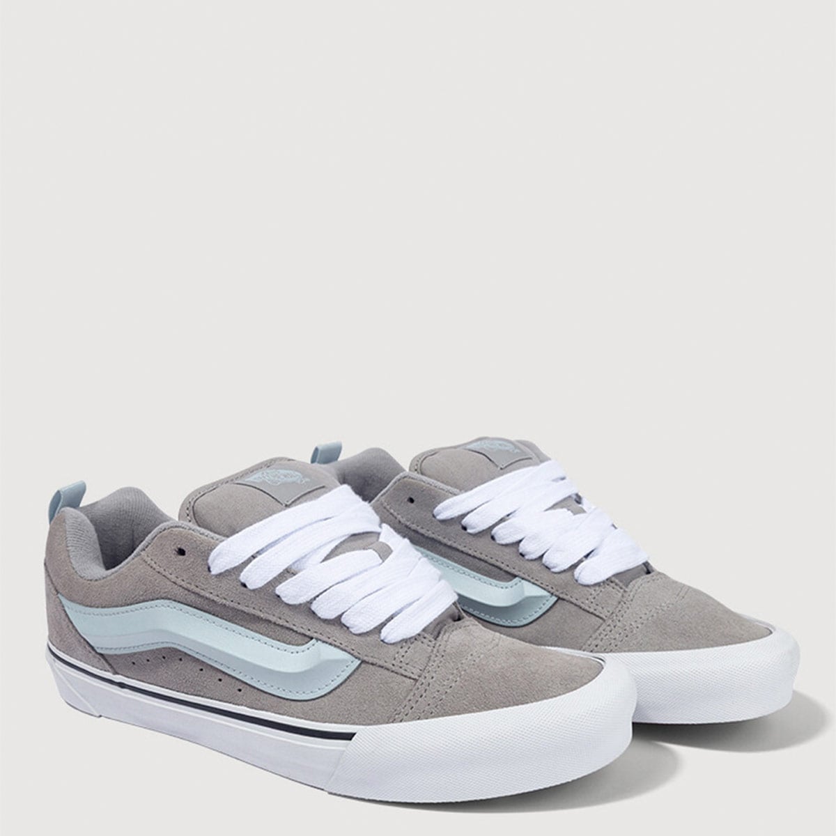 ZAPATILLAS MUJER VANS URBANO GRIS KNU SKOOL CUERO - 3