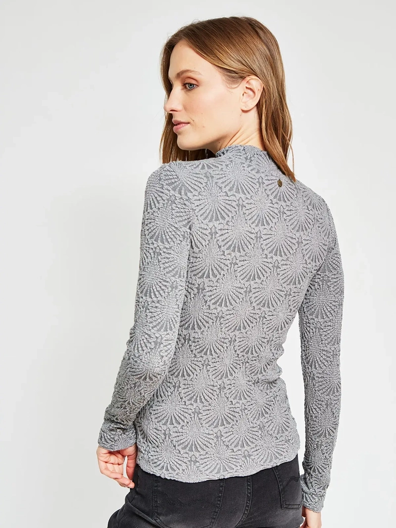 POLERA MUJER TATIENNE MANGA LARGA PUNTO - 3